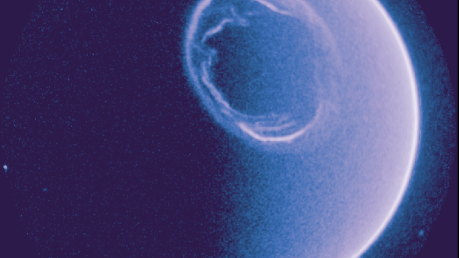 SMILE UVI ultraviolet image of Earth’s northern auroral oval